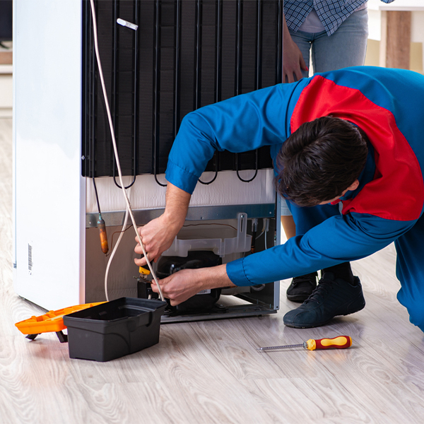 how much do you charge for refrigerator repair services in Dover Illinois